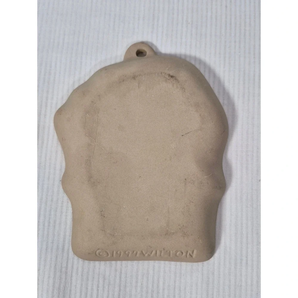 Wilton Stoneware Basket of Tulips Shortbread Cookie Mold 1997